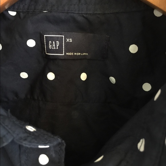 Gap White Polka Dots Long Sleeve - Picture 7 of 16